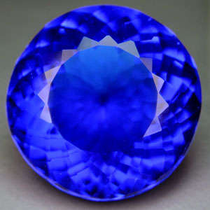 LUNCHTIME MADNESS! 15.00 cts Natural TANZANITE BLUE QUARTZ round facet (Brazil)