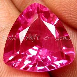 LUNCHTIME MADNESS! 16.70 cts Natural PINK TOPAZ trillion facet (Brazil)