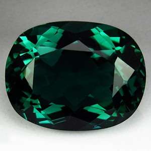 LUNCHTIME MADNESS! 19.65 cts Natural TOURMALINE GREEN QUARTZ cushion facet (Africa)