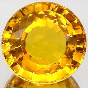 LUNCHTIME MADNESS! 26.52 cts 19.7mm Natural CITRINE round facet (Brazil)
