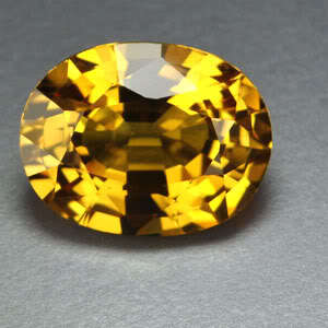 LUNCHTIME MADNESS! 7.70 cts Natural GOLDEN YELLOW SAPPHIRE oval facet (Thailand)
