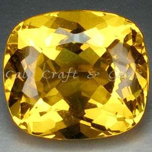 LUNCHTIME MADNESS! 15.10 cts Natural CITRINE cushion facet (Brazil)