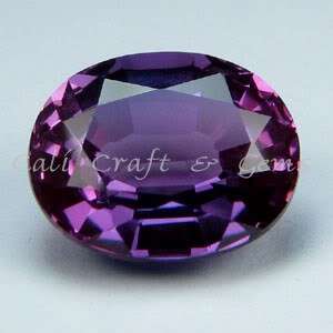 RARE! 4.55 cts Natural PURPLE BLUE SAPPHIRE oval facet (Thailand)