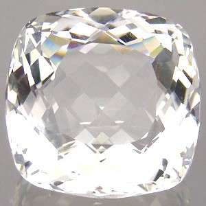 27.19 cts ROCK CRYSTAL / QUARTZ cushion facet (Africa)