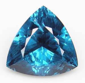 16.79 cts LONDON BLUE TOPAZ trillion facet (Brazil)