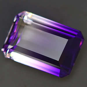 Incredibly beautiful! 24.30 cts Natural AMETRINE / BICOLOUR AMETHYST octagon facet (Brazil)