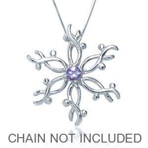 Sterling silver pendant - TANZANITE