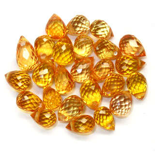 SAPPHIRE drilled briolette facets (Africa) - 23 pieces available