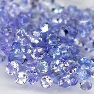 TANZANITE 1.6mm - 1.8mm round facets (Tanzania, Africa) - 27 pieces available
