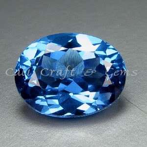 LUNCHTIME MADNESS! 4.45 cts Natural BRIGHT BLUE SAPPHIRE oval facet (Thailand)