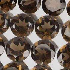 SMOKY QUARTZ 6mm round facets (Brazil) - 20 pieces available