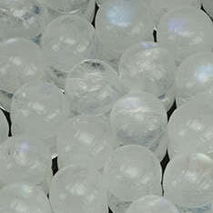 RAINBOW MOONSTONE 6mm round cabochons (Sri Lanka) - 8 pieces available