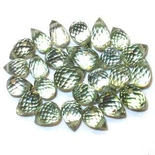 SAPPHIRE drilled briolette facets (Africa) - 17 pieces available