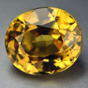 Absolutely gorgeous!!! 6.05 cts Natural GOLDEN YELLOW SAPPHIRE oval facet (Thailand)