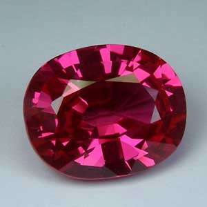 Exceptional! 7.70 cts Natural PINK TOPAZ oval facet (Brazil)