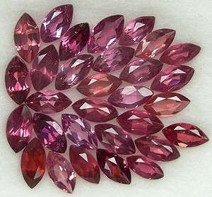 COLOUR CHANGE GARNET 5mm x 2.5mm marquise facets (Madagascar) - 11 pieces available
