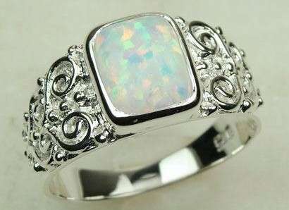 Created OPAL set in 925 Sterling Silver (ring)