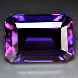 RARE and stunning! 12.20 cts Natural PURPLE PINK BLUE SAPPHIRE octagon facet (Thailand)
