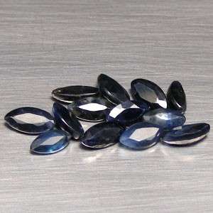 DEEP BLUE SAPPHIRE marquise facets (Madagascar) - 12 pieces available