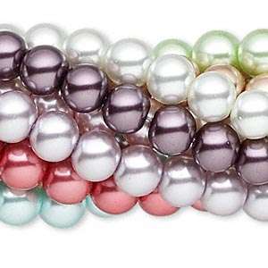 AA Quality 6mm Glass Pearls 400+ pieces - every pack a surprise!