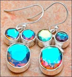 Sterling silver earrings - MYSTIC TOPAZ - Dreams Collection