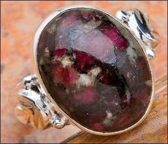 Sterling silver ring - RUSSIAN EUDALITE - Dreams Collection