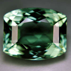 LUNCHTIME MADNESS! 18.60 cts PRASIOLITE / GREEN AMETHYST fancy facet (Uruguay)
