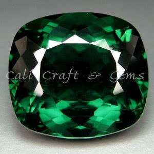 LUNCHTIME MADNESS! 28.15 cts TOURMALINE GREEN QUARTZ cushion facet (Africa)