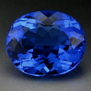 Stunning facet! 7.45 cts TANZANITE BLUE QUARTZ oval facet (Brazil)