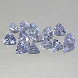 Natural TANZANITE trillion facets (Tanzania, Africa) - sold individually