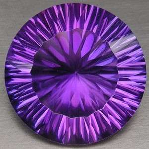 44.00 cts 25.2mm COLOUR CHANGE AMETHYST concave round facet (Brazil)