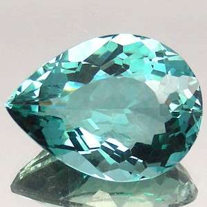 26.51 cts PALE BLUE GREEN BERYL pear facet (Madagascar)