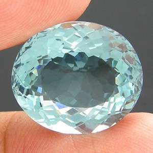 12.55 cts AQUAMARINE oval facet