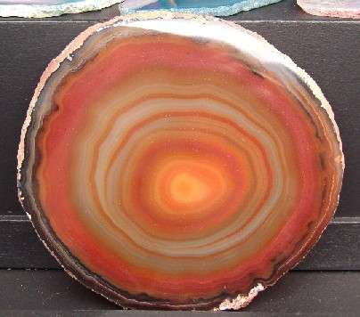 ORANGE / TAN AGATE SLICE