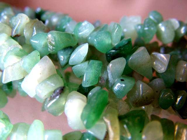 Natural AVENTURINE chip strand
