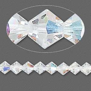 CRYSTAL AB Swarovski 5mm bicone