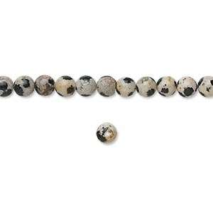 DALMATIAN JASPER 4mm round beads