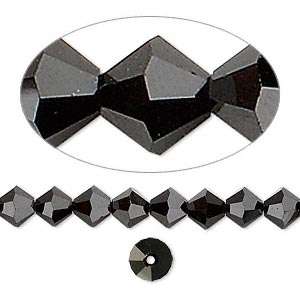 JET Swarovski 6mm bicone