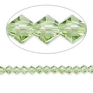 PERIDOT Swarovski 4mm bicone