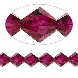 RUBY Swarovski 8mm bicone - ON PROMOTION!