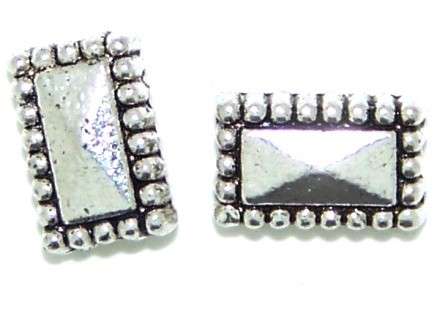 10mm x 6mm Rectangle nickel spacer - sold individually