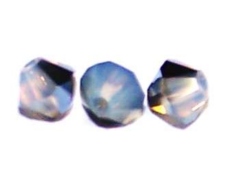 WHITE OPAL STAR SHINE Swarovski 4mm bicone