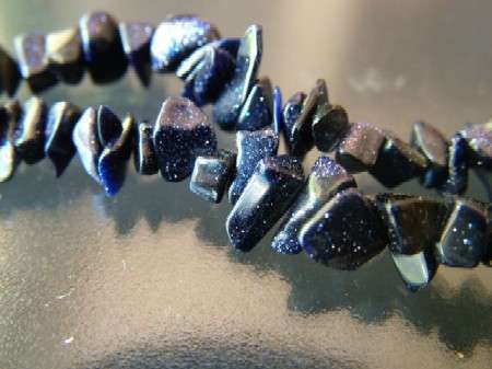 BLUE GOLDSTONE chips - use on it's own or work it into gemstone jewellery