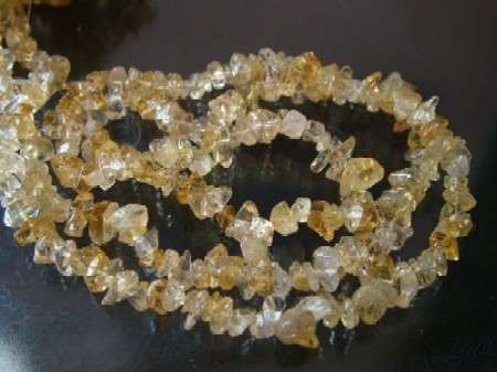 CITRINE chips - use on it's own or work it into gemstone jewellery