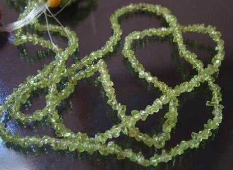 PERIDOT chips - use on it's own or work it into gemstone jewellery