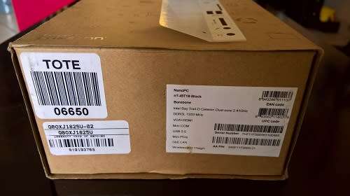 Demo NanoPC nT-iBT18, Intel @2.41Ghz, 4GB Ram, 500GB HDD, Inbuilt sound & Wireless Card.