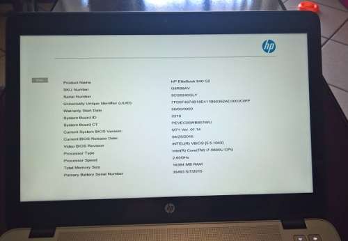 HP ELITEBOOK 840 G2 CORE i7 5600U 2.6GHZ 16GB RAM 256GB SSD 4G LTE, TOUCH SCREEN, WINDOWS 10 PRO