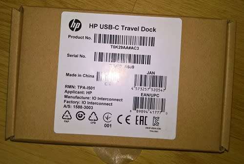Hp USB C Travel Dock For Laptops