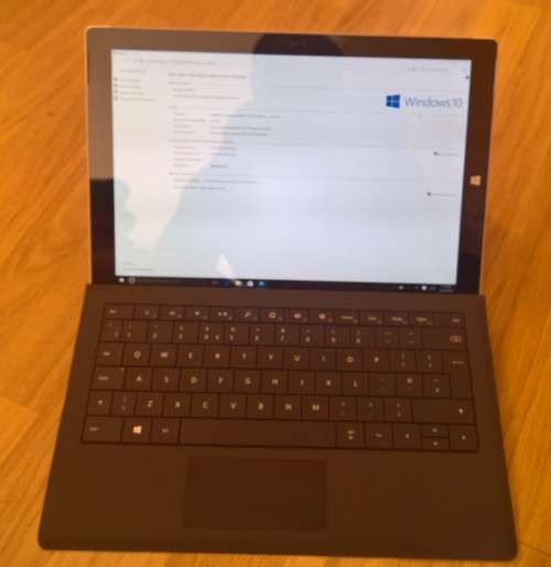 Microsoft Surface Pro 3 ] Intel core i5 - 4300U ] CPU @1.90GHZ ] 128GB SSD ] 4GB RAM ]