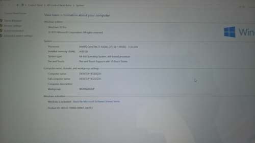 Microsoft Surface Pro 3 ] Intel core i5 - 4300U ] CPU @1.90GHZ ] 128GB SSD ] 4GB RAM ]